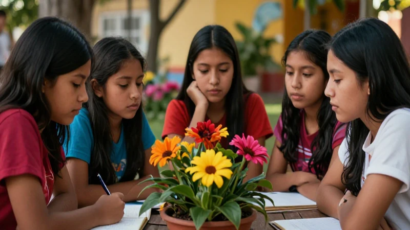 Claves para evaluar el desarrollo estudiantil en la Nueva Escuela Mexicana 3 Jóvenes mexicanos floreciendo en aprendizaje