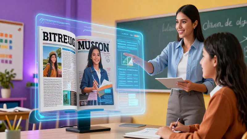Estudiante mexicano aprende con tecnología holográfica