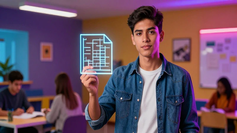 Estudiante mexicano seguro diseña un futuro