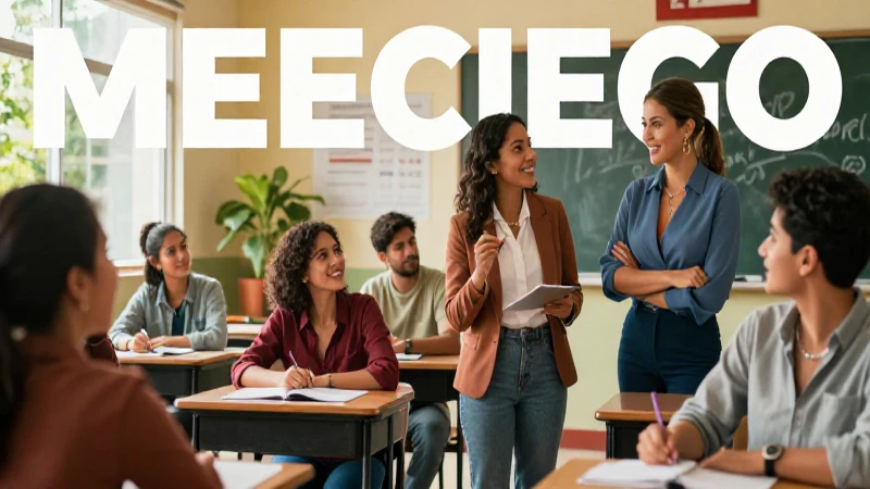 Profesores modernos en México colaborando con éxito