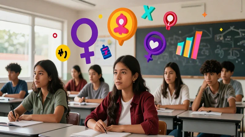 Estudiantes mexicanos ilustran símbolos de igualdad
