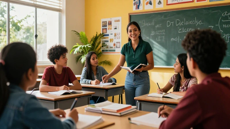 Superando los desafíos educativos de la Nueva Escuela Mexicana 3 Clase dinámica con profesora mexicana y alumnos