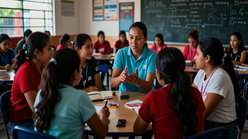 Superando los desafíos educativos de la Nueva Escuela Mexicana 4 Comunidad colaborando en escuela mexicana vibrante