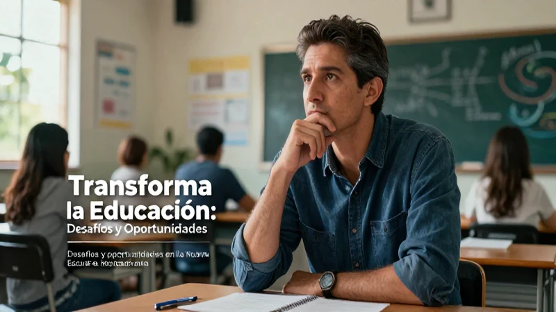 Autor experto en educación, portada realista
