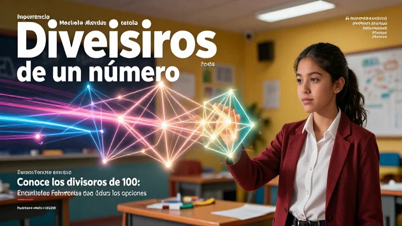 Conoce los divisores de 100: encuentra todas las opciones 3 Divisores: Revista educativa vibrante y moderna