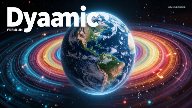 Tapa vibrante de magazine científico dinámico