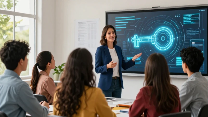 Indicadores clave para medir éxito en desarrollo docente y evaluación del aprendizaje en la nueva escuela mexicana 3 Educador mexicano guiando el aprendizaje digital