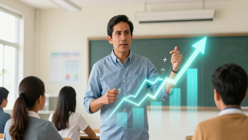 Indicadores clave para medir éxito en desarrollo docente y evaluación del aprendizaje en la nueva escuela mexicana 5 Maestra mexicana en aula moderna y dinámica