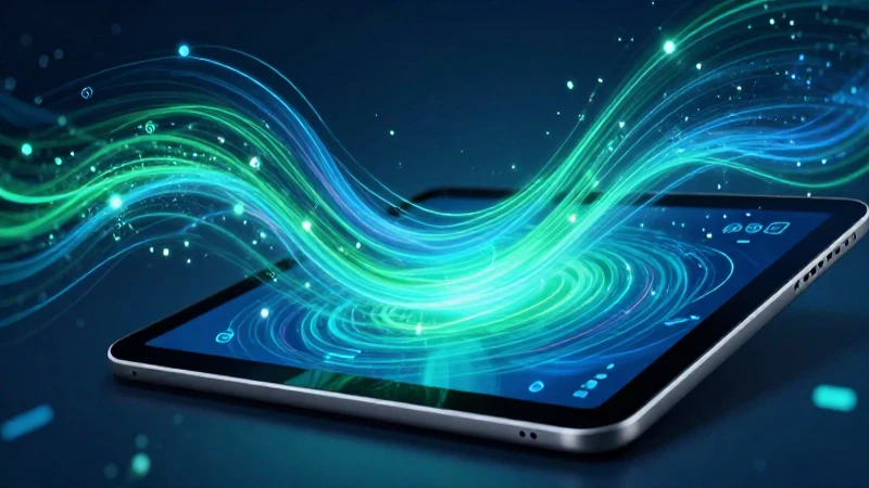 Visualización abstracta de datos en tablet