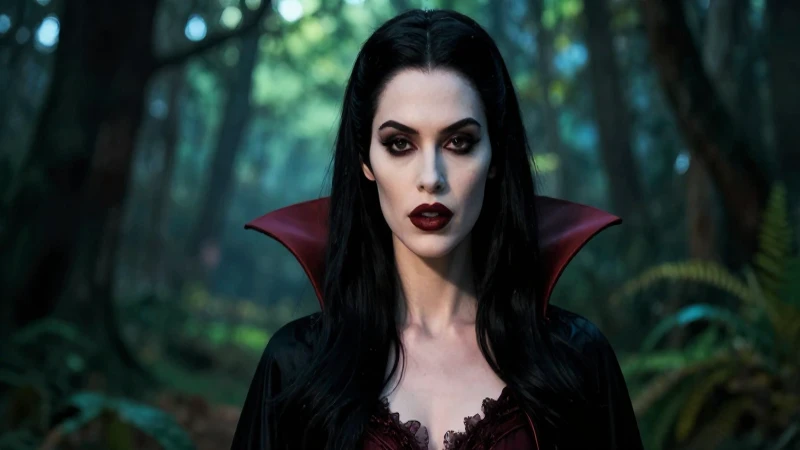 Los libros infantiles más populares: favoritos del momento 3 Vampiro elegante en bosque con estilo cinematográfico