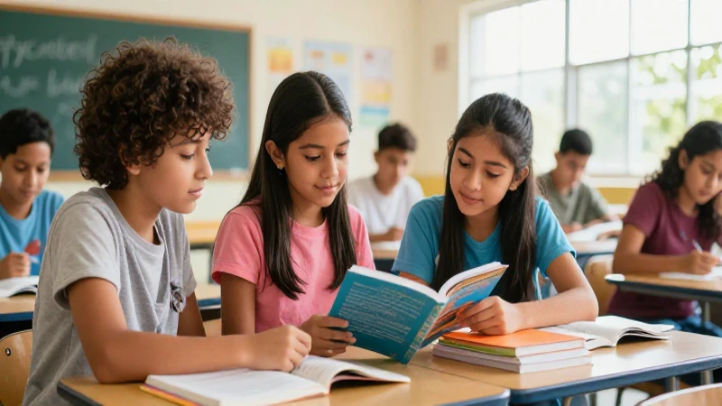 Domina el éxito educativo con nuestros libros de texto para la nueva escuela mexicana 3 Ilustración vibrante de jóvenes mexicanos aprendiendo