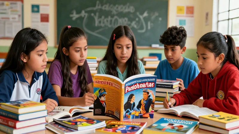 Conoce los mejores libros de Literatura Juvenil según la SEP: guía imprescindible 4 Estudiantes mexicanos leen literatura en aula moderno
