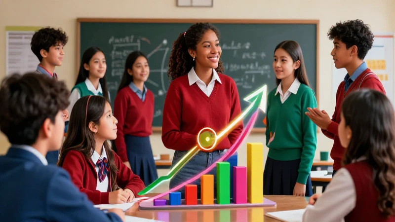 Estudiantes mexicanos diversos, aprendizaje vibrante, estilo premium