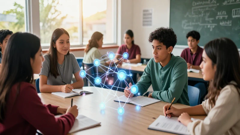 Transforma la educación con los pilares clave de la 'Nueva escuela mexicana' 4 Aprendizaje colaborativo vibrante de estudiantes mexicanos