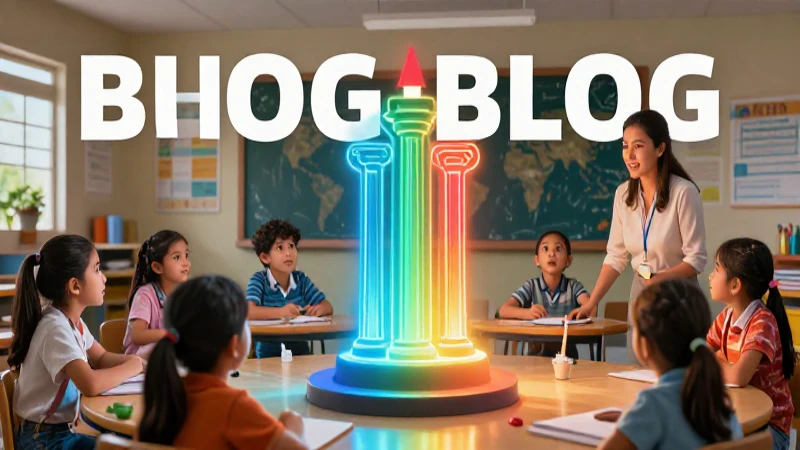 Pilares clave de Evaluación en la Nueva Escuela Mexicana 3 Clase mexicana vibrante con elementos académicos brillantes