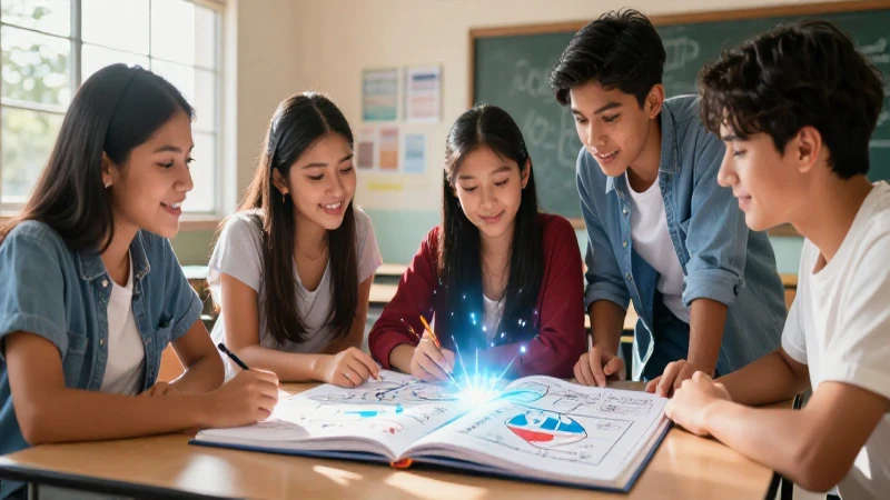 Actualización: Cambios en la Nueva Escuela Mexicana y su Plan de Estudios 4 Estudiantes mexicanos colaboran en un aula vibrante y profesional