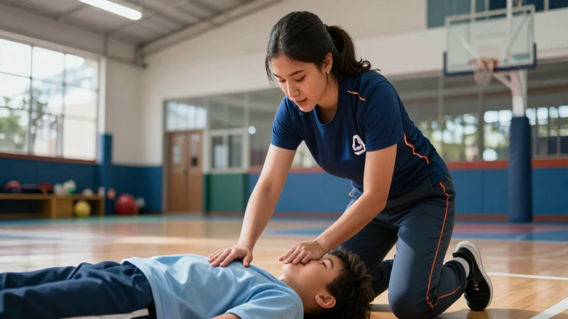 Nueva Escuela Mexicana: M谩ster en primeros auxilios en educaci贸n f铆sica 4 Maestro ense帽a primeros auxilios en gimnasio moderno
