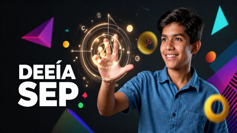 Guía completa: Temas principales en textos escolares SEP 3 Estudiante mexicano con conceptos matemáticos flotantes