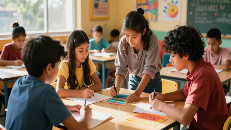 Aprende a implementar materiales educativos eficazmente en la Nueva Escuela Mexicana 4 Clase moderna mexicana vibrante y diversa