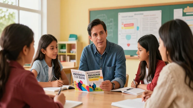 Superando obstáculos con éxito: Soluciones para programas educativos inclusivos en México 8 Ilustración detallada de aula inclusiva con estudiantes mexicanos