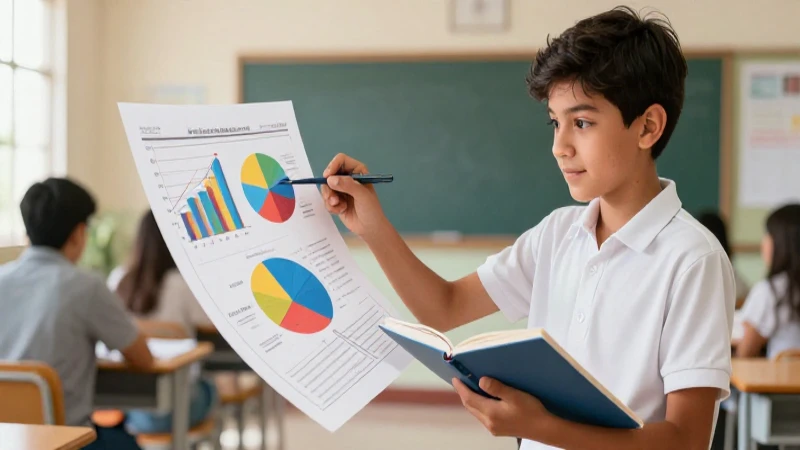 Enfoques clave de la evaluación educativa en la Nueva Escuela Mexicana 4 Ilustración vibrante de un estudiante académico moderno