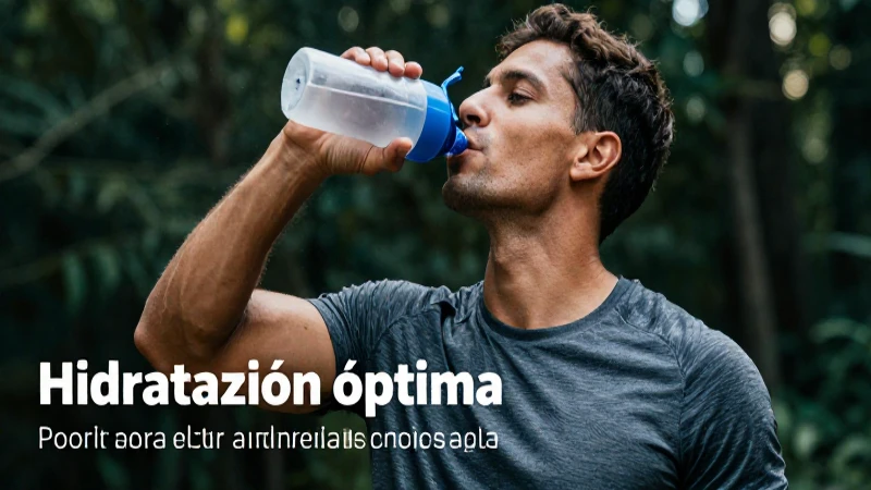 Potencia tu rendimiento deportivo con nutrientes esenciales 4 Rendimiento 贸ptimo con hidrataci贸n y nutrici贸n esencial