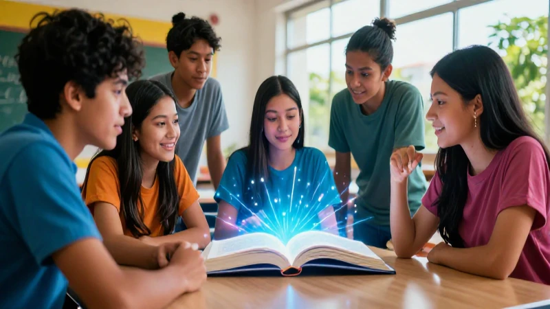 Fundamentos de la Nueva Escuela Mexicana: Principios y Características 3 Estudiantes mexicanos vibrantes aprenden en aula