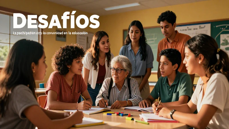 Desafíos y Claves: la participación activa de la comunidad en la educación 3 Fomentar la participación comunitaria mejora la educación