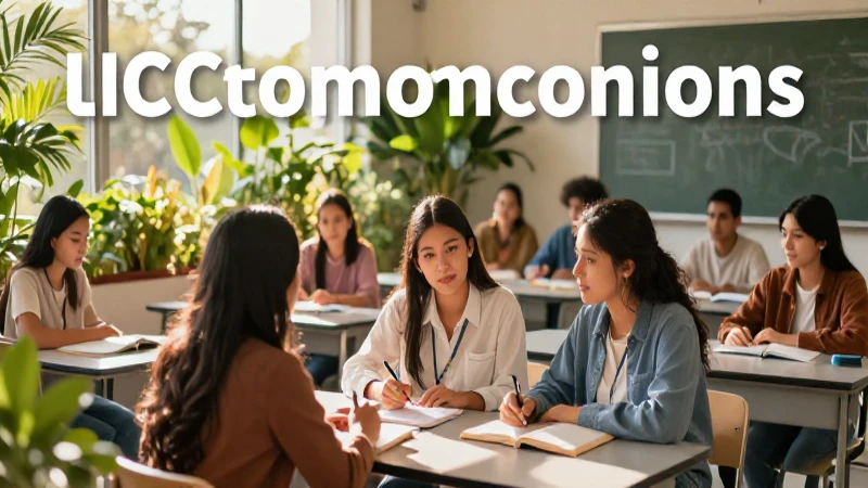 Estudiantes mexicanos colaboran en aula moderna e iluminada