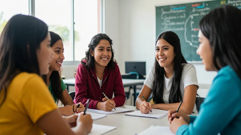 Conoce los principios y beneficios de la escuela nueva 3 Estudiantes mexicanos colaboran en entorno moderno