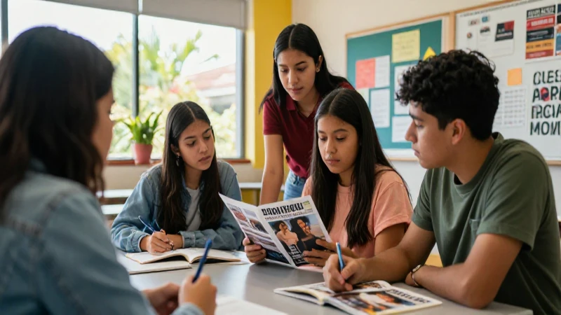 Conoce los principios y beneficios de la escuela nueva 4 Estudiantes mexicanos colaboran en aula moderna e innovadora