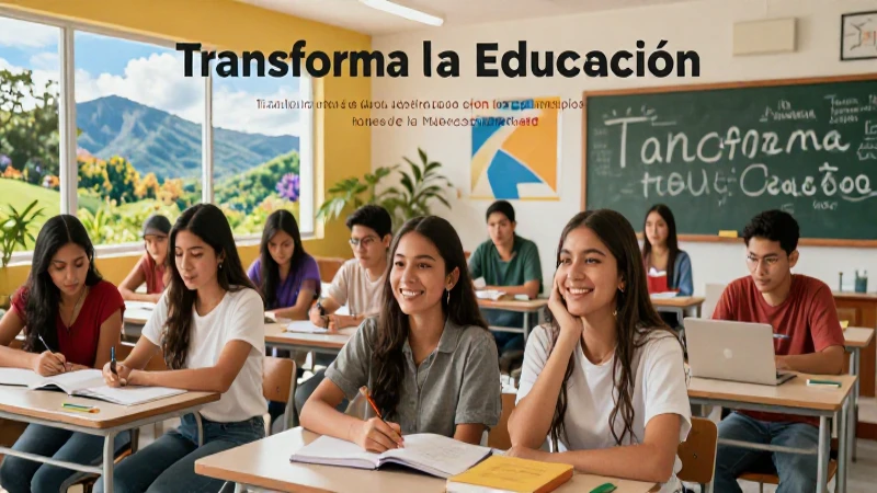 Transforma la educación con los principios clave de la Nueva Escuela Mexicana 3 Estudiantes mexicanos transforman la educación vibrante