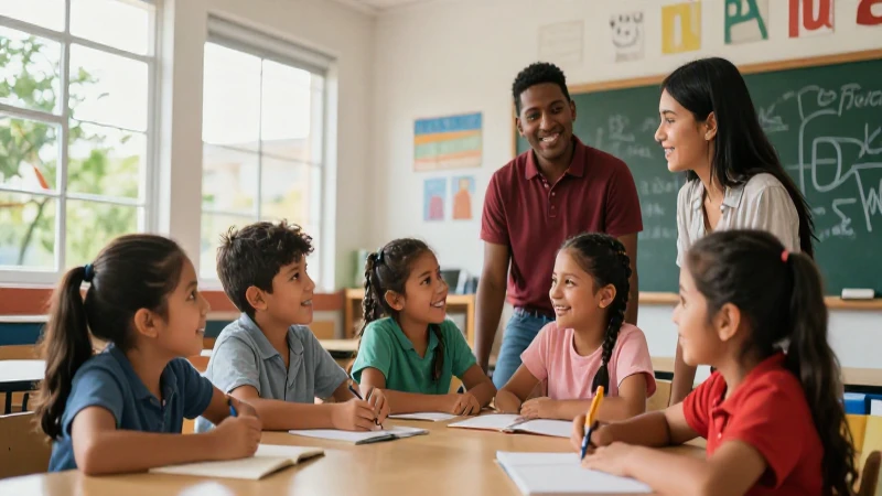 Programas educativos inclusivos: Conoce la Nueva Escuela Mexicana 3 Niños mexicanos felices en clase vibrante