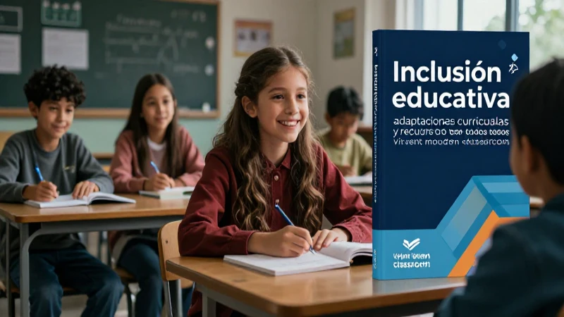 Inclusión educativa: adaptaciones curriculares y recursos para todos 5 Recursos para la inclusión educativa