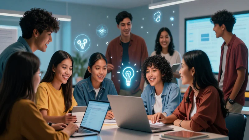 Colaboración estudiantil mexicana, vibrante e innovadora