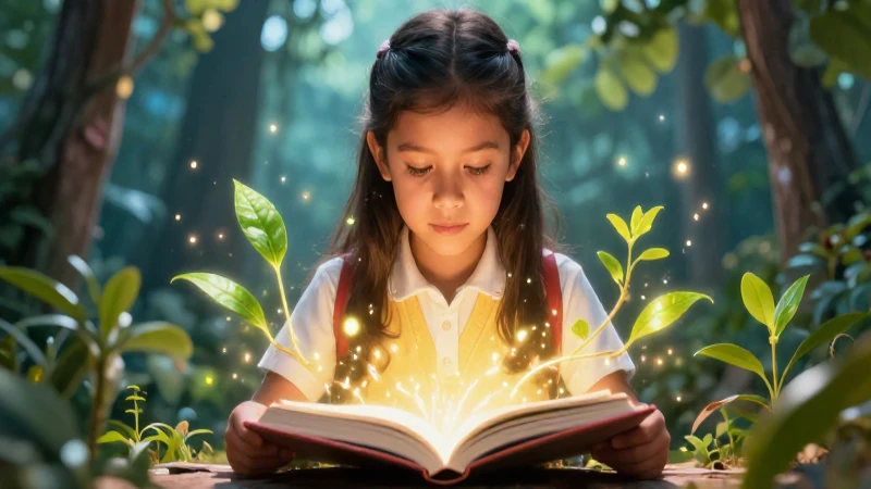 Potencia tu educación: plan y evaluación de la Nueva Escuela Mexicana 4 Estudiante mexicano absorbiendo conocimiento luminoso