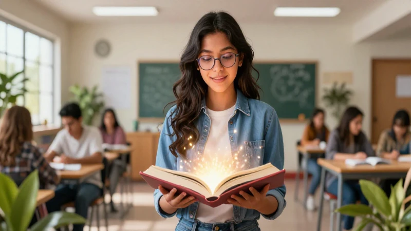 Potencia tu educación: plan y evaluación de la Nueva Escuela Mexicana 5 Joven mexicano aprende en entorno moderno