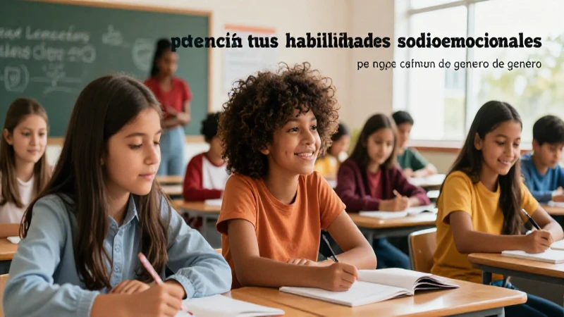 Potencia tus habilidades socioemocionales con perspectiva de género en la educación 4 Educación socioemocional con enfoque de género
