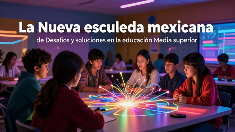Desafíos y soluciones en la educación media superior: la nueva escuela mexicana 3 Soluciones educativas en la Nueva Escuela Mexicana