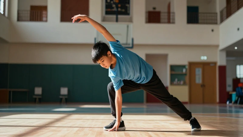 Joven atleta realiza maniobra deportiva con estilo