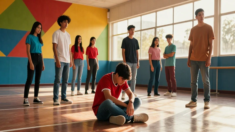 Supera retos de la educación física mexicana: descubre las claves eficaces 4 Estudiante mexicano aburrido en gimnasio con luz dorada