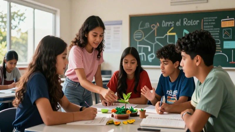 Implementando la Nueva Escuela Mexicana: Fomentando el Espíritu Emprendedor 4 Estudiantes mexicanos promueven el emprendimiento sostenible