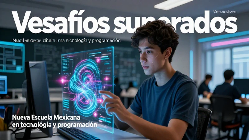 Desafíos superados: Nueva Escuela Mexicana en tecnología y programación 3 Estudiante mexicano supera desafíos con tecnología y programación