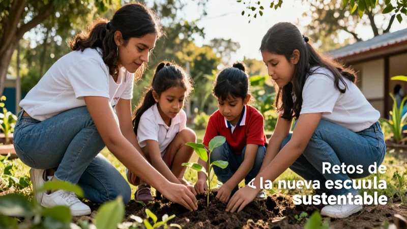 Retos de la nueva escuela mexicana: educación sustentable 6 Comunidad y educación sustentable en acción