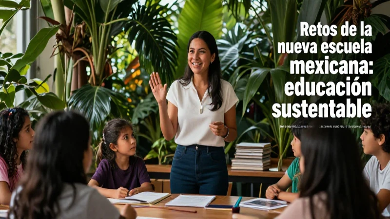 Retos de la nueva escuela mexicana: educación sustentable 4 Capacitación docente en educación sustentable
