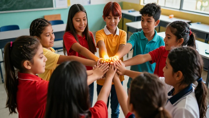 Educación emocional en la Nueva Escuela Mexicana: Desafíos y retos 5 Alumnado mexicano diverso crece en colaboración