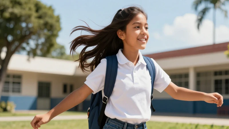 Estudiante mexicano en movimiento para revista educativa