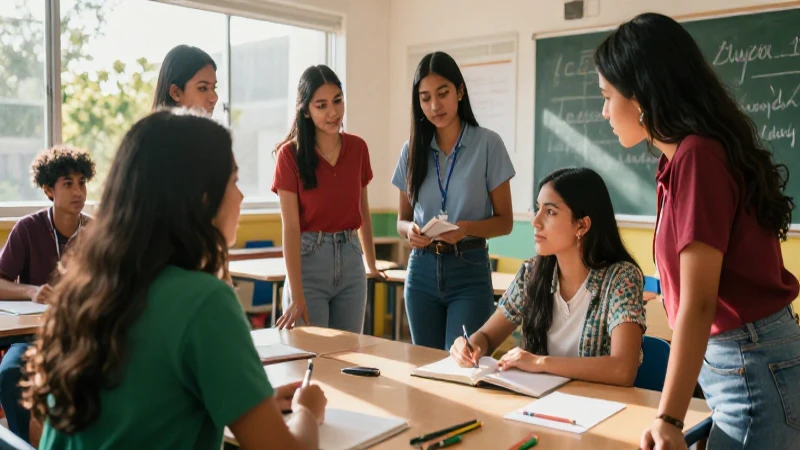 Estudiantes mexicanos colaboran promoviendo la igualdad