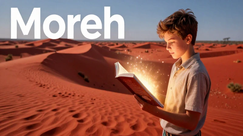 Explora los temas principales en literatura juvenil australiana 4 Joven descubre el vasto outback australiano