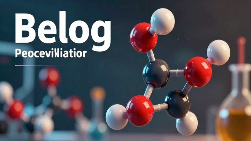 Molécula química vibrante con estilo educativo moderno